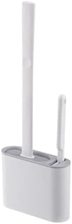 Silicone Toilet Brush with Wall Holder Set 1