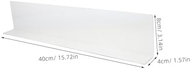 TEHAUX Bathtub Anti-Splash Water Barrier for Shower and Vanity