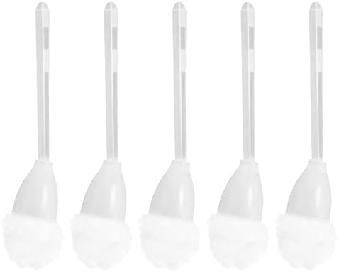 Tofficu Toilet Brush 5 Pcs with Handles for Deep Cleaning