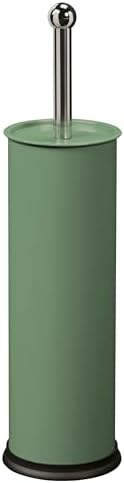 ROSSIGNOL Toilet Brush Holder Shiny Stainless Steel Pistachio Green