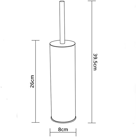 INPETS 304 Stainless Steel Toilet Brush Holder 1