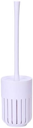 Toilet Brush with Bracket Spherical Nylon Head Durable and Easy to Use