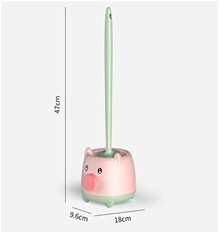 TOMYEUS Wall-Mounted Toilet Brush with Base Yellow