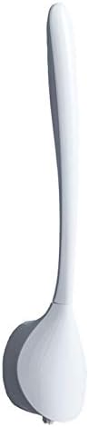 NLIAN Silicone Toilet Brush with Holder Gray