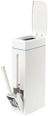 DimyFew Bathroom Bin with Toilet Brush Holder Set