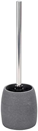 Wenko Polyresin Toilet Brush Set Grey
