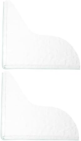Zerodeko 2pcs Shower Splash Guards Water Barrier for Tub and Sink