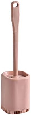 SPOUR Toilet Brush with Holder Long Handle and TPR Brush Head