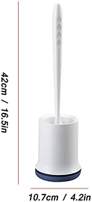 Stylish Toilet Brush Set with Holder Bigblue Color