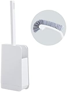 Gold Toilet Brush with Holder 360 No Dead End Cleaning Tool