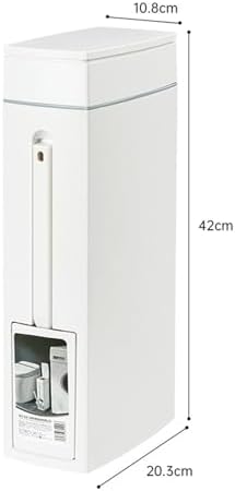 DimyFew Bathroom Bin with Toilet Brush Holder Set