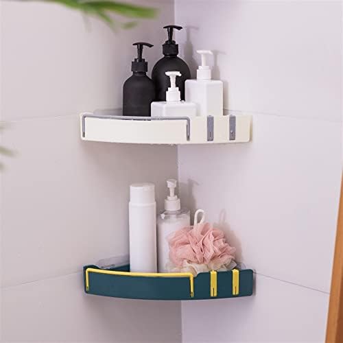 2PCS Blue Shower Caddy Bathroom Corner Storage Shelf Organizer