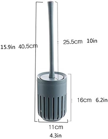 UNNS Wall-Mounted Toilet Brush with Holder and Shelf