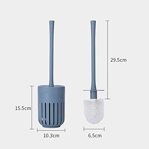 Toilet Brush with Bracket Spherical Nylon Head Durable and Easy to Use