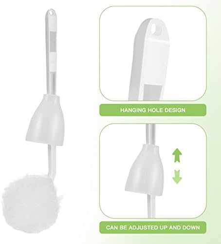 Tofficu Toilet Brush 5 Pcs with Handles for Deep Cleaning