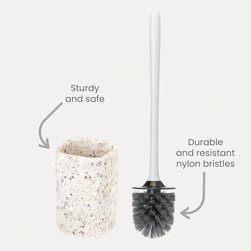 Vigar Zense Toilet Brush with Holder Set