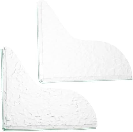Zerodeko 2pcs Shower Splash Guards Water Barrier for Tub and Sink