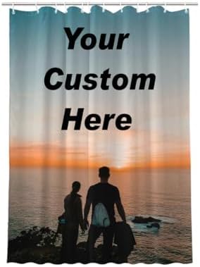 Custom Shower Curtain Personalized 72x84 Inch