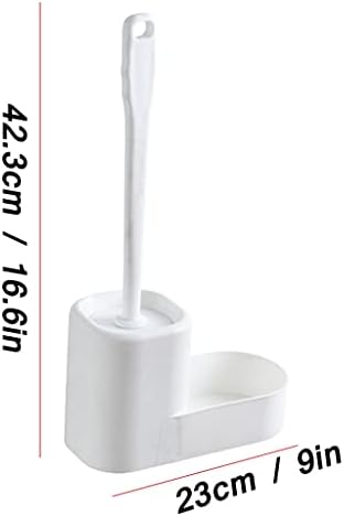 YZERTLH Toilet Brush with Wall-Mounted Holder