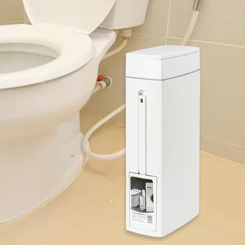 DimyFew Bathroom Bin with Toilet Brush Holder Set