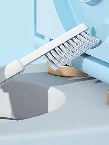 Silicone Toilet Brush with Wall Holder Set 1