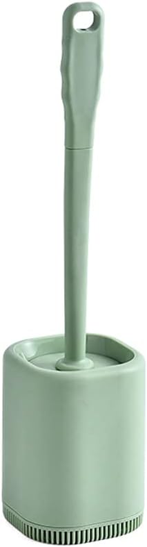 TOMYEUS Green Toilet Brush with Base Set