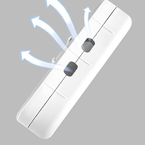 Wall-Mounted Toilet Brush with Holder - White 16x38cm