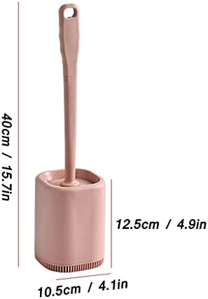 Bathroom Toilet Brush with Stand and 360 Cleaning Head