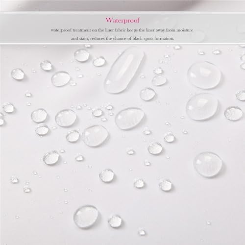 Fabritones Hook Free Shower Curtain Set 71x74 Inch