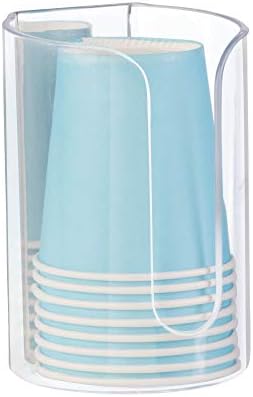 InterDesign iDesign AFFIXX Plastic Adhesive Cup Dispenser for Bathroom