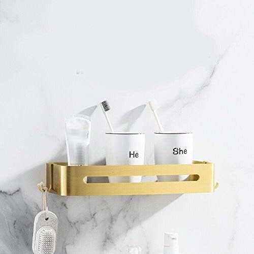 FINANCIALLY LIT LKOP Space Aluminum Gold Shower Caddy