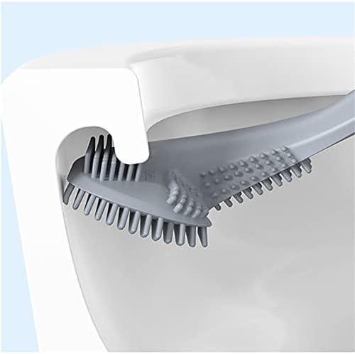 Veratse Golf Shape Toilet Brush with Wall-Mounted Holder Blue