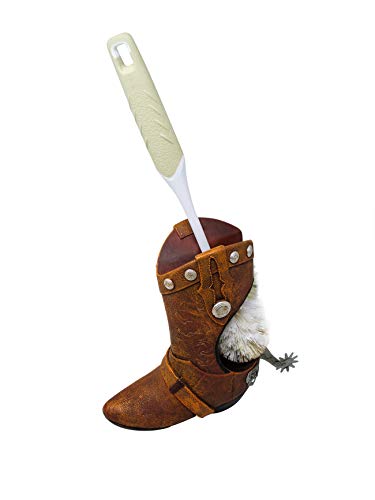 Cowboy Boot Toilet Brush Holder - 7 and 11 Sizes