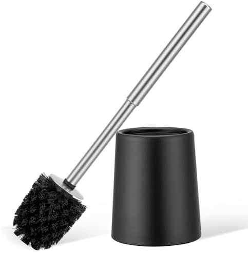 Smartbin Toilet Brush and Holder with Double Layer
