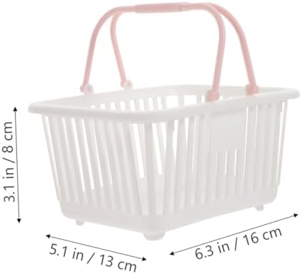 Zerodeko Stackable Plastic Shower Basket with Handles