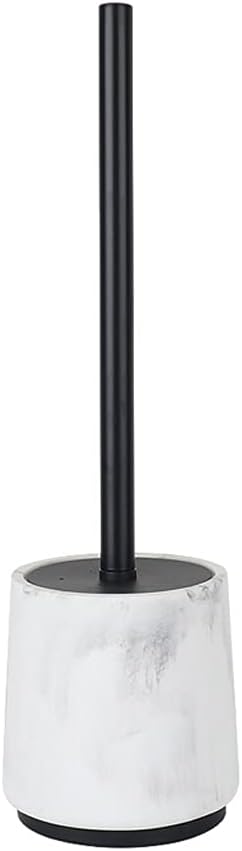 TOMYEUS 360 Toilet Brush with Holder for Deep Cleaning