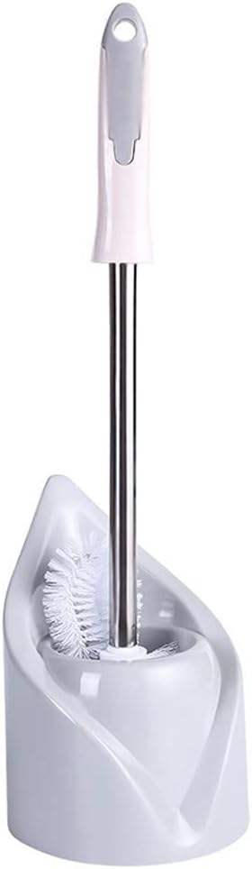 Long Handle Toilet Brush with Holder Set for Bathroom 1