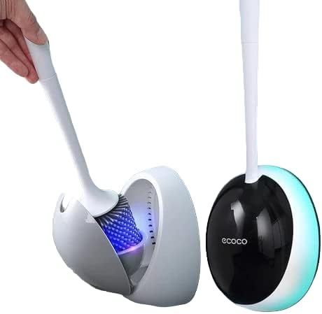 Automatic Toilet Cleaning Brush with Holder and Drainage