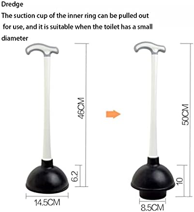 Toilet Brush and Plunger Set with Non-Slip Holder