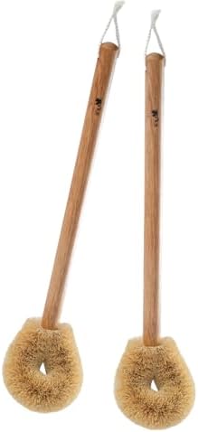 Squirrel Eco-Friendly Toilet Brush with Hanging Hook Pack of 2 1