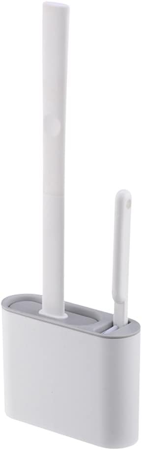 HASMI Toilet Brush with Wall-Mounted Holder Deep Cleaning 1