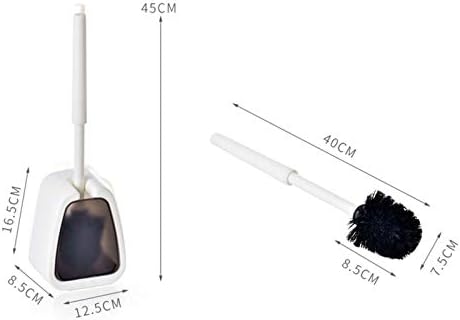 NLIAN Toilet Brush and Holder Set - Automatic Opening and Closing