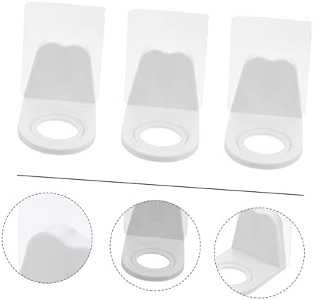 10pcs Adhesive Toilet Shelf Hooks No Drill Bathroom Organizer
