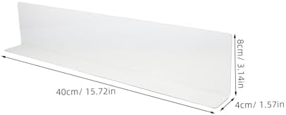 TOBBOMEY Bathtub Side Splash Guard Anti-Splash Baffle
