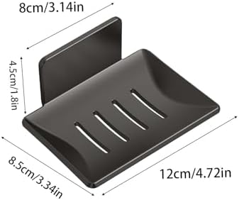2 Pack Stainless Steel Soap Holders with Drainage for Shower and Bathroom