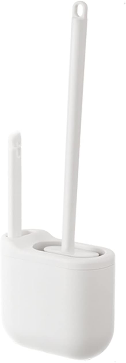 TOMYEUS Toilet Brush with Crevice Tool and Drain Hole