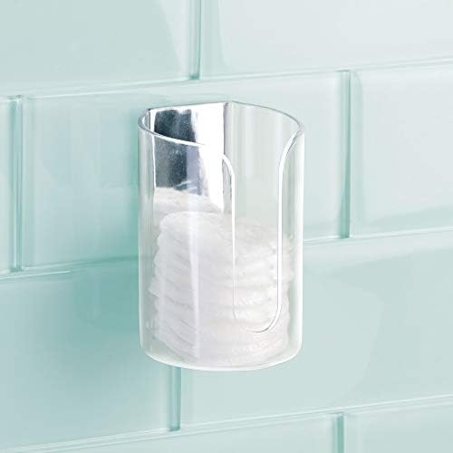 InterDesign iDesign AFFIXX Plastic Adhesive Cup Dispenser for Bathroom