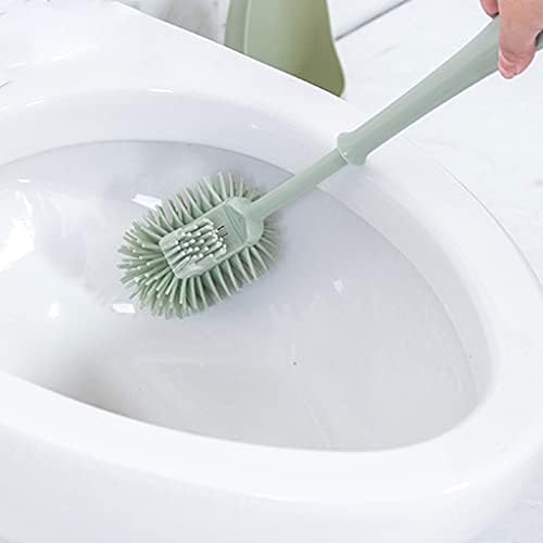 RUVOO Toilet Brush and Holder Set Soft Bristle Bathroom Cleaning Tool