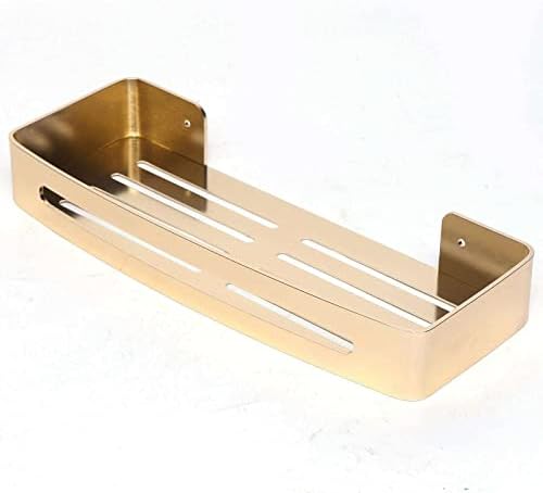 FINANCIALLY LIT LKOP Space Aluminum Gold Shower Caddy