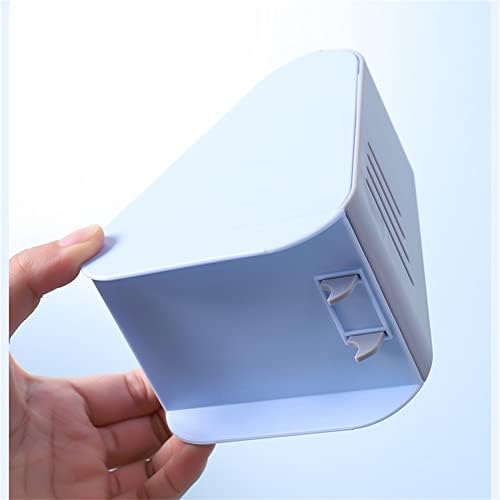 Veratse Golf Shape Toilet Brush with Wall-Mounted Holder Blue